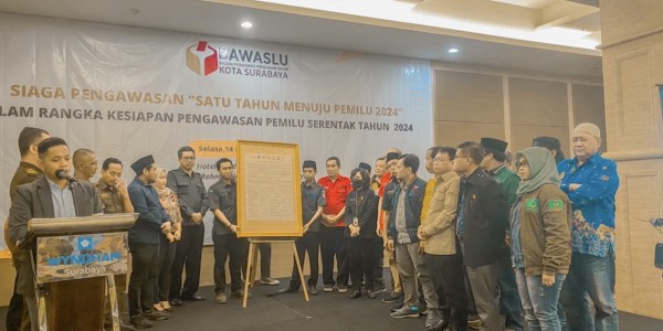 Setahun Jelang Pemilu Bawaslu Surabaya Soft Launching Telusur